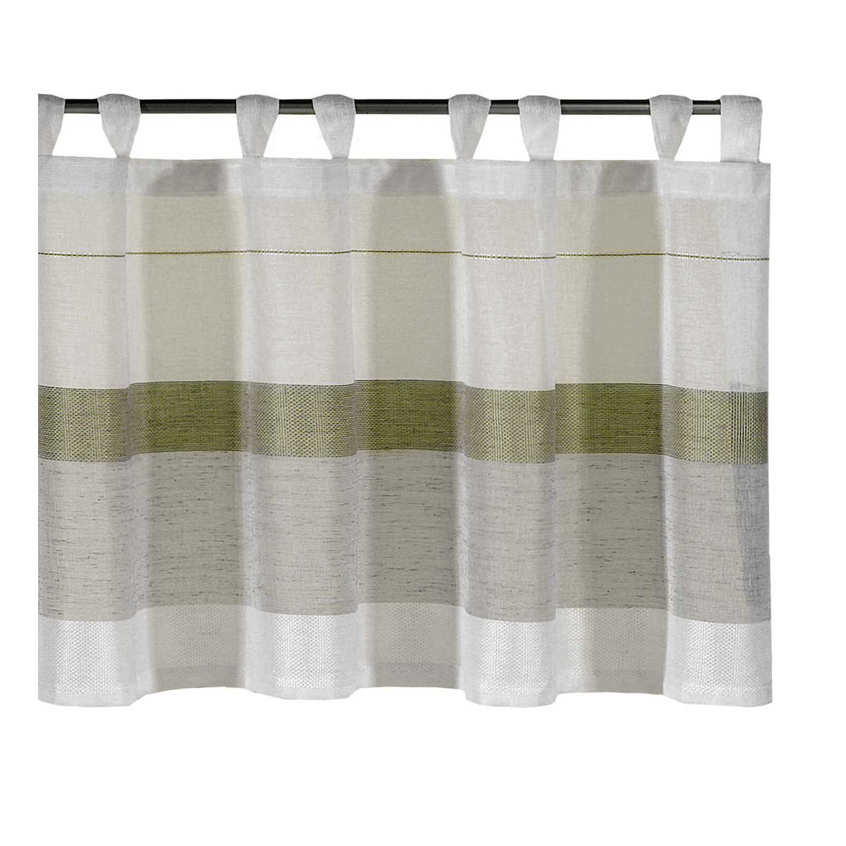 Homing Panneaux con rayas horizontales - verde