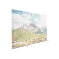 Dolomiti 2 - Pintura en lienzo Fotografía retro Dolomitas en estructura de papel secante