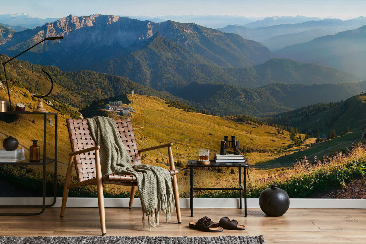 Fotomural Photo wallpaper landscape panorama mountain range - AP Digital 1