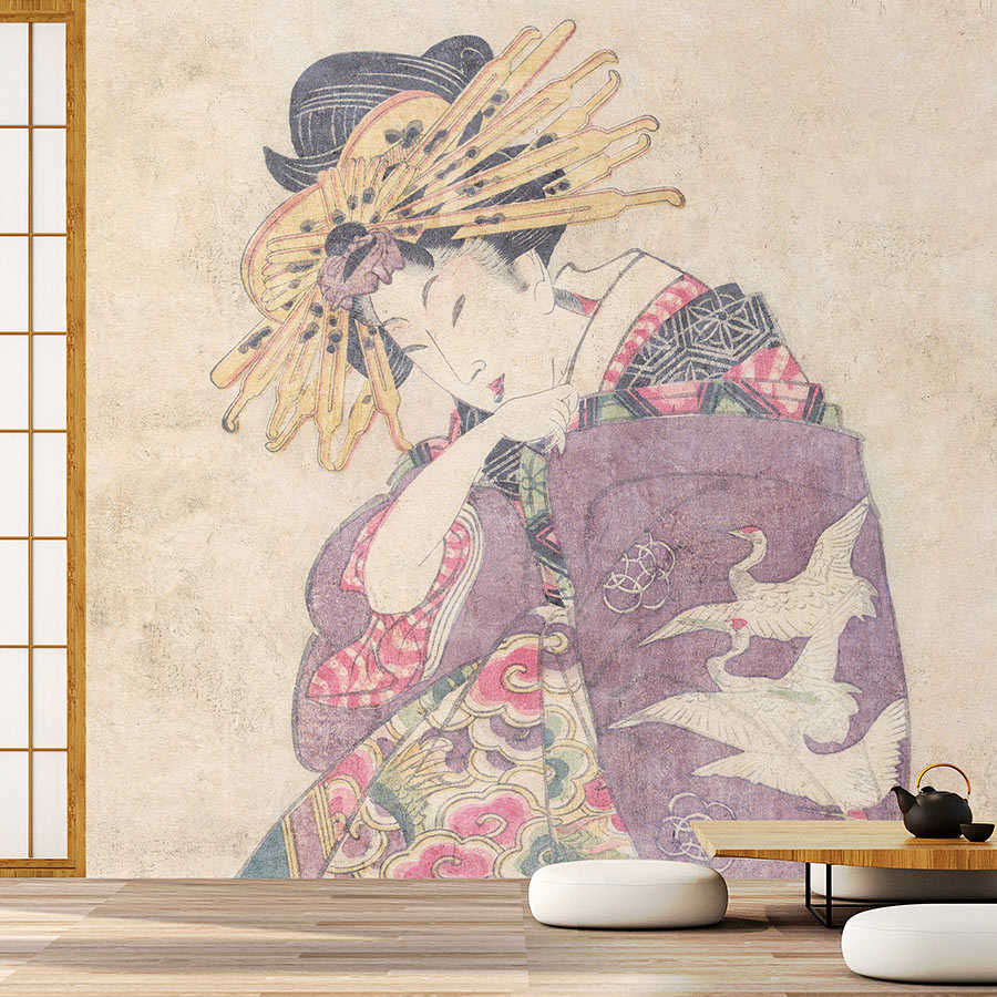 Fotomural Walls by Patel - Osaka 1 - art print mural Asian decor in vintage style