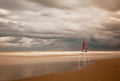 Fotomural Photo wallpaper beach with chair - cream, grey - DD Motive 2