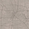 Fotomural Walls by Patel - Photo wallpaper city map with street layout - grey