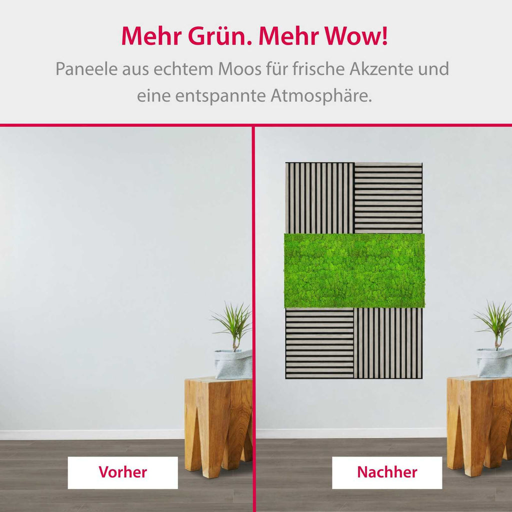 Panel de Musgo Natural Bright Green - Modular Wall - Foto 6