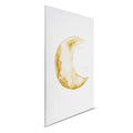 Cuadro en Lienzo Golden Crescent - Elegante acuarela de pared