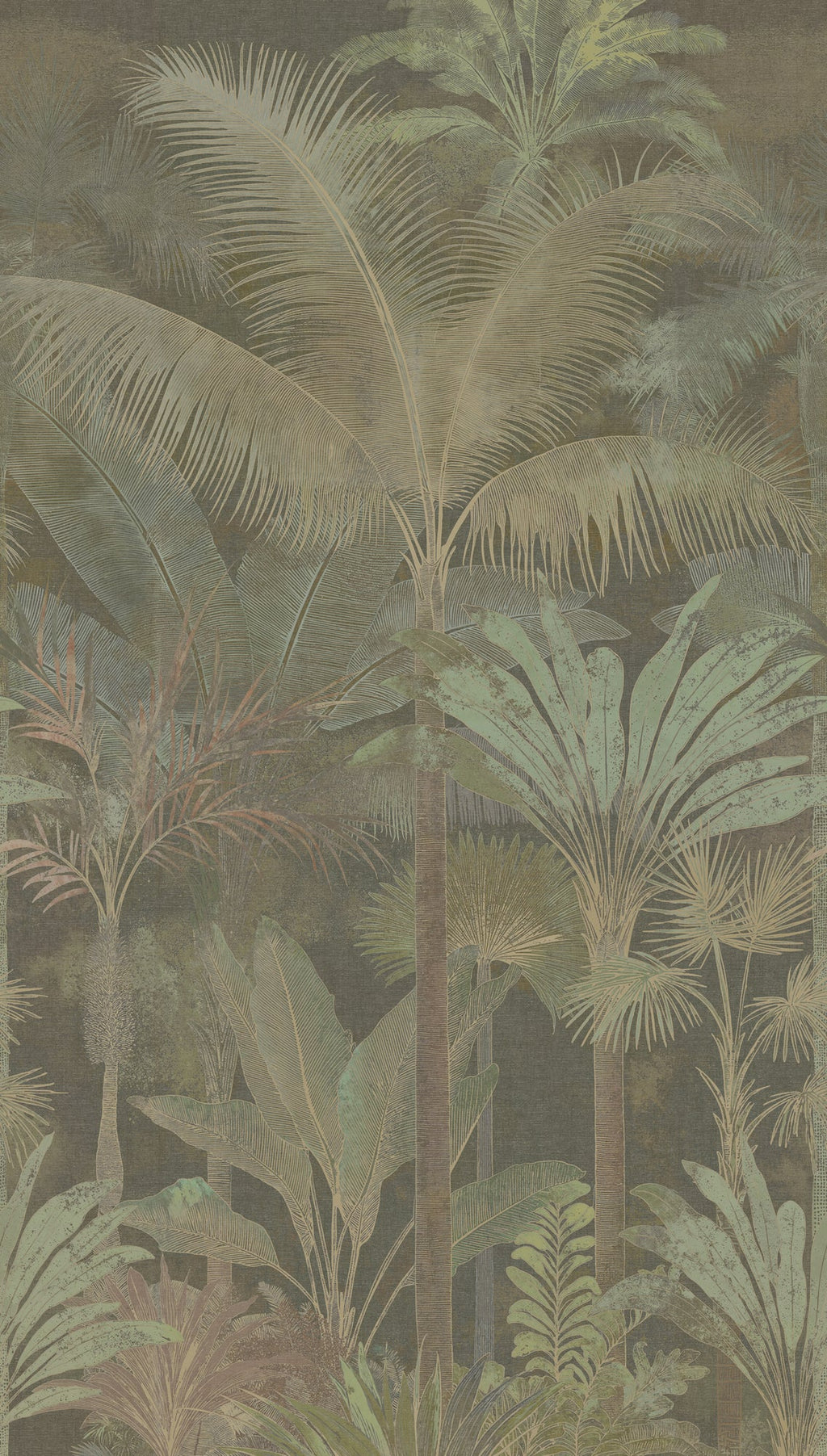 Cuba II-Fototapete Vinyltapete Beige Dschungel