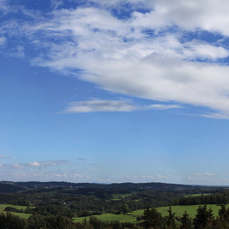 Fotomural Summer day - mural azure sky & bright clouds - AP Digital 1
