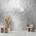 Fotomural Walls by Patel - Photo wallpaper »silvie« - ice layer from below - silver grey