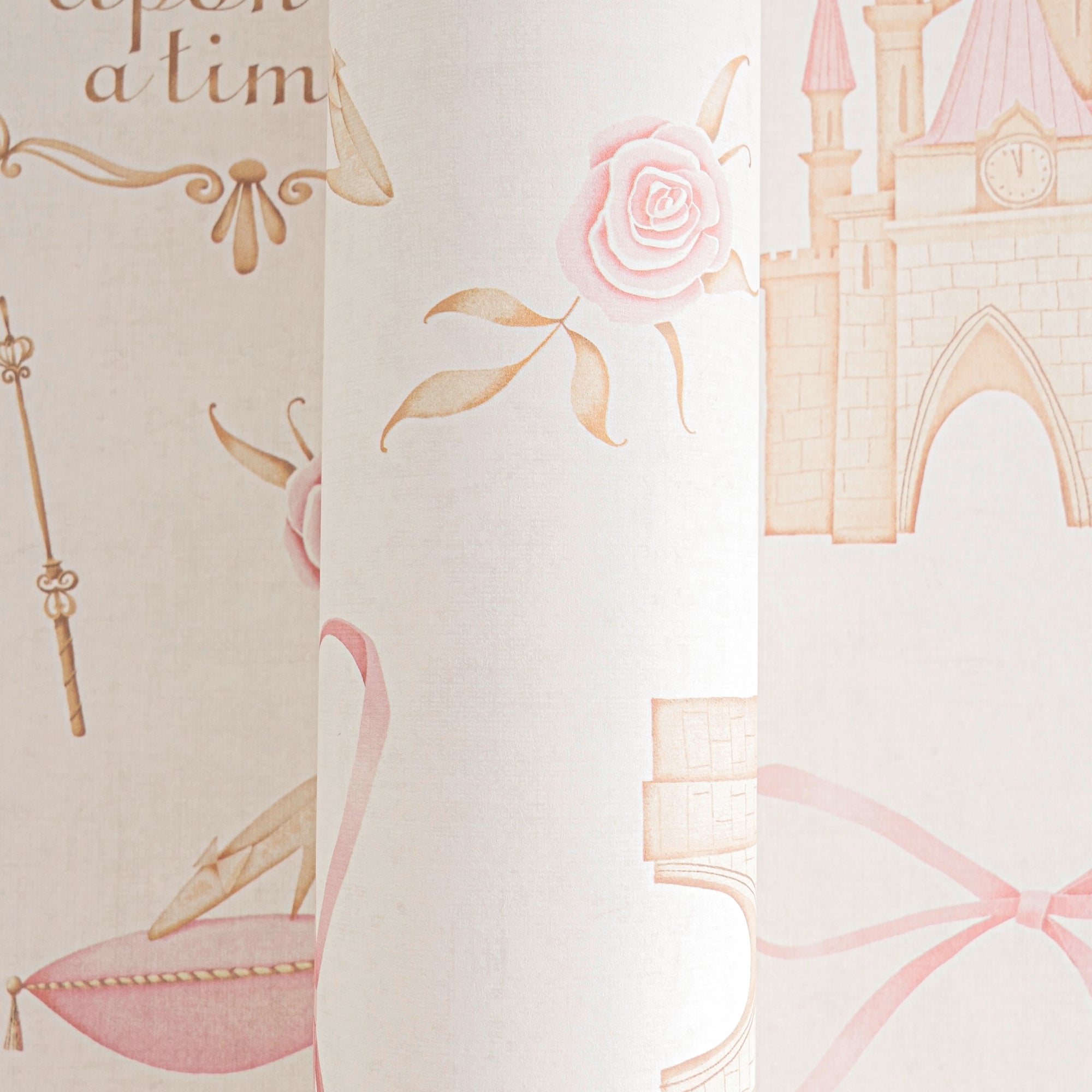 Hochwertige Vliestapete Beige Prinzessin