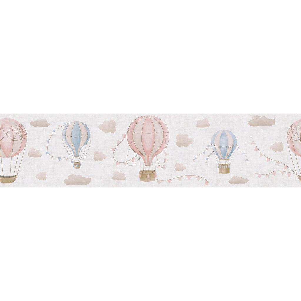 Hochwertige Bordure Creme Wolken