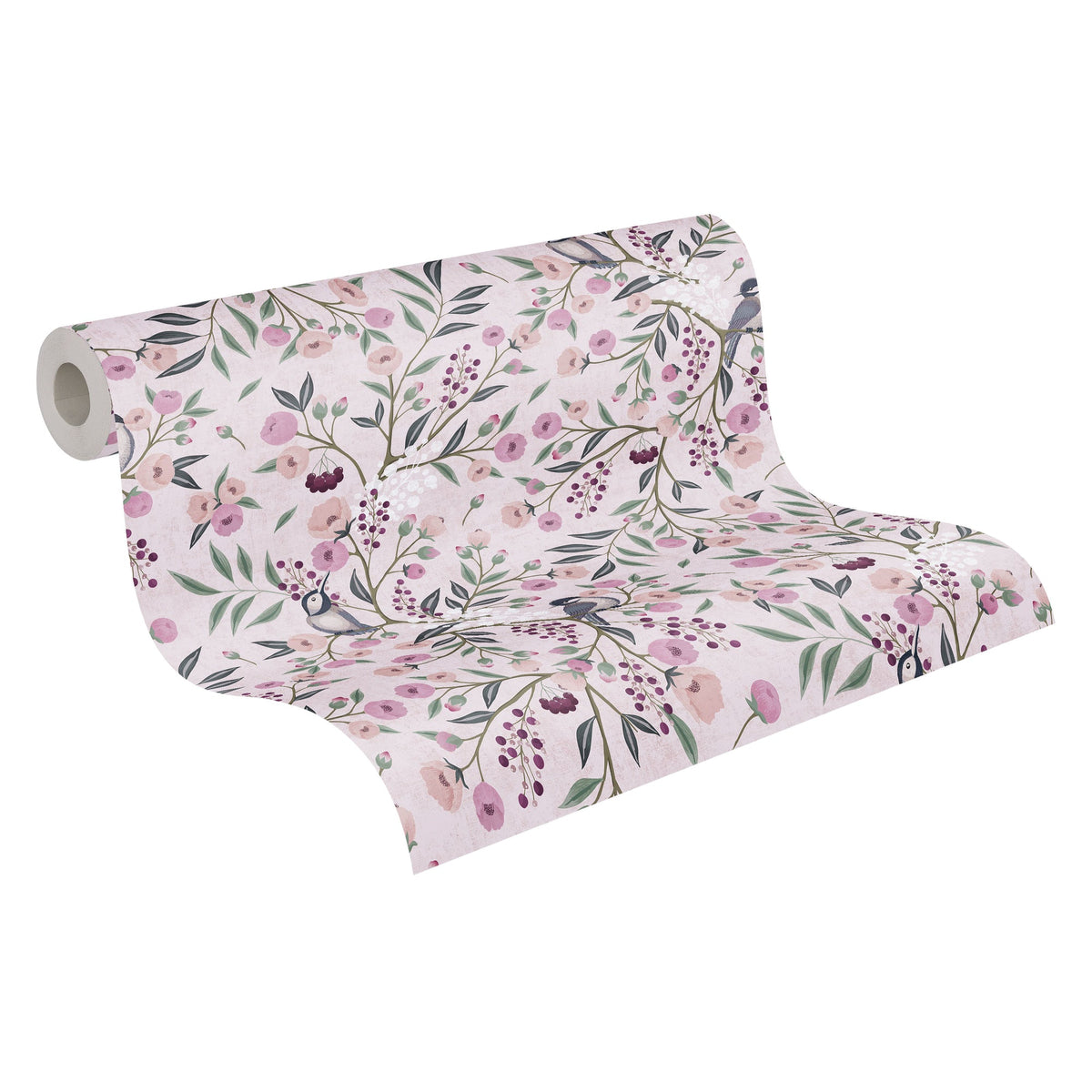 Papel pintado tejido no tejido multicolor diseño estampado floral - Matex - Imagen 6