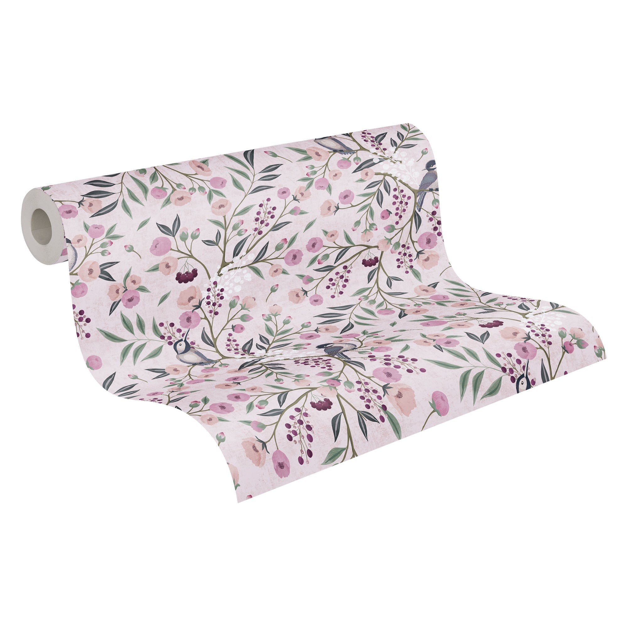 Hochwertige Vliestapete Bunt Blumenmuster