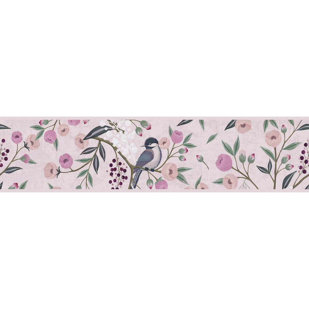 Cenefa decorativa multicolor motivo estampado floral - Matex - Imagen 5