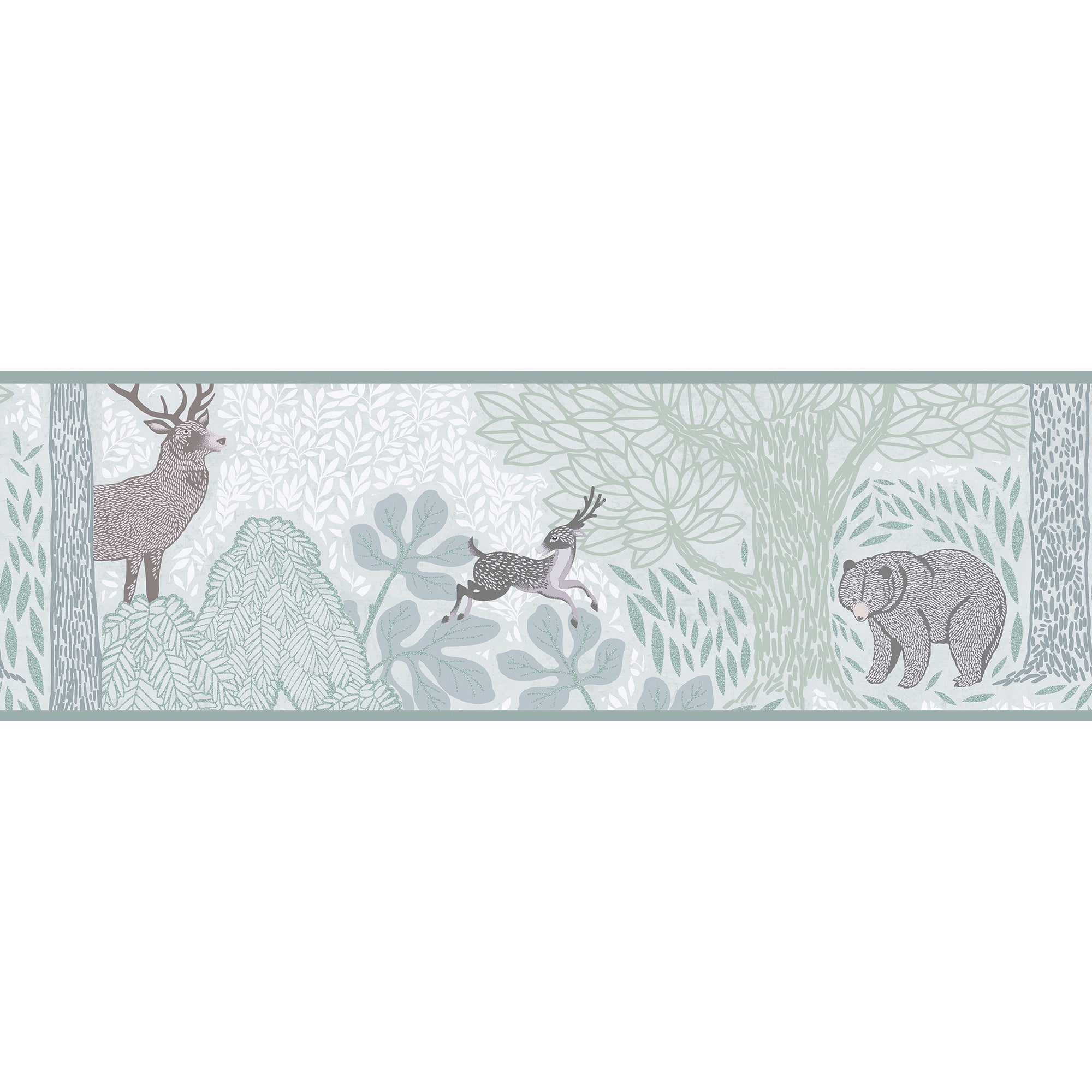 Hochwertige Bordure Gruen Natur