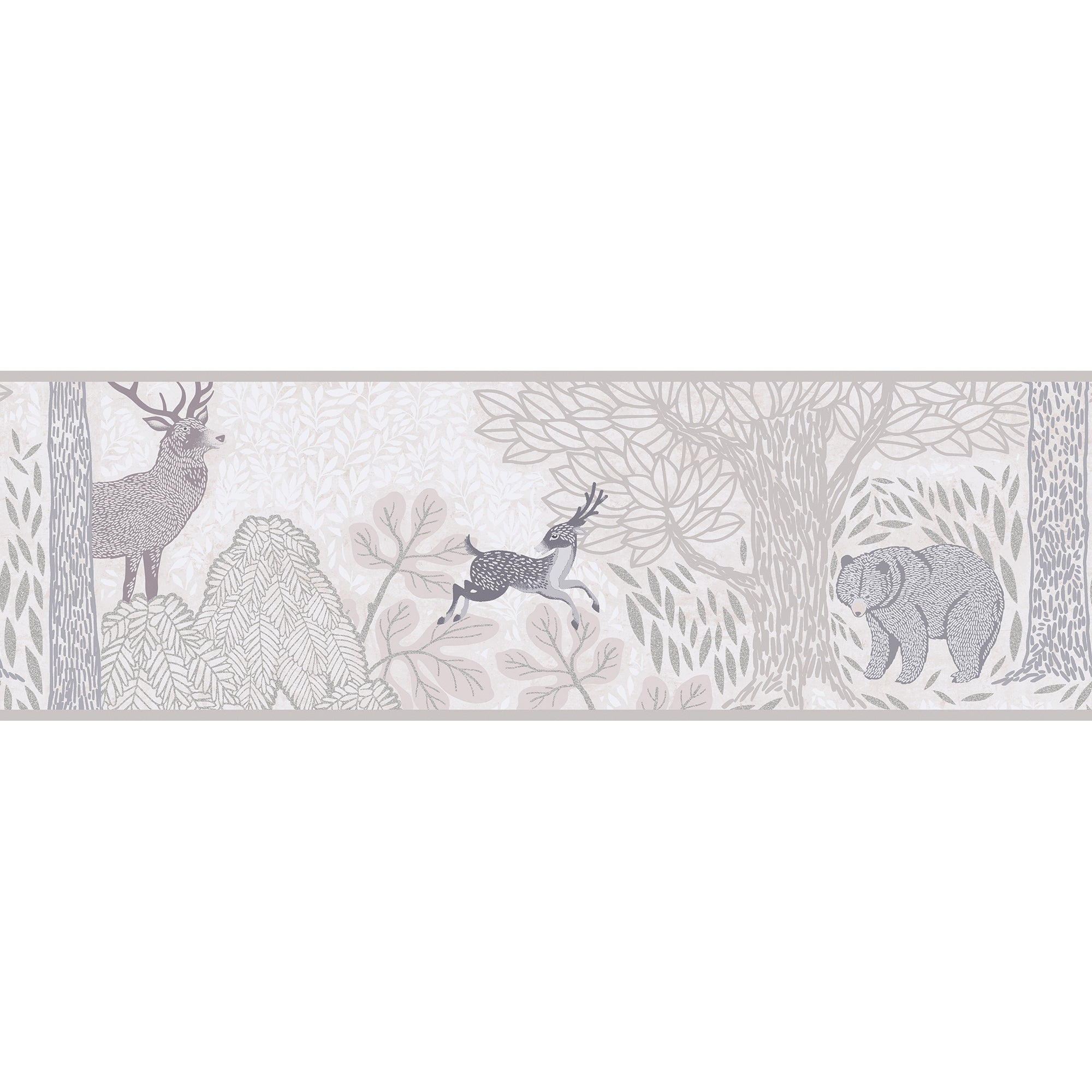 Hochwertige Bordure Braun Natur
