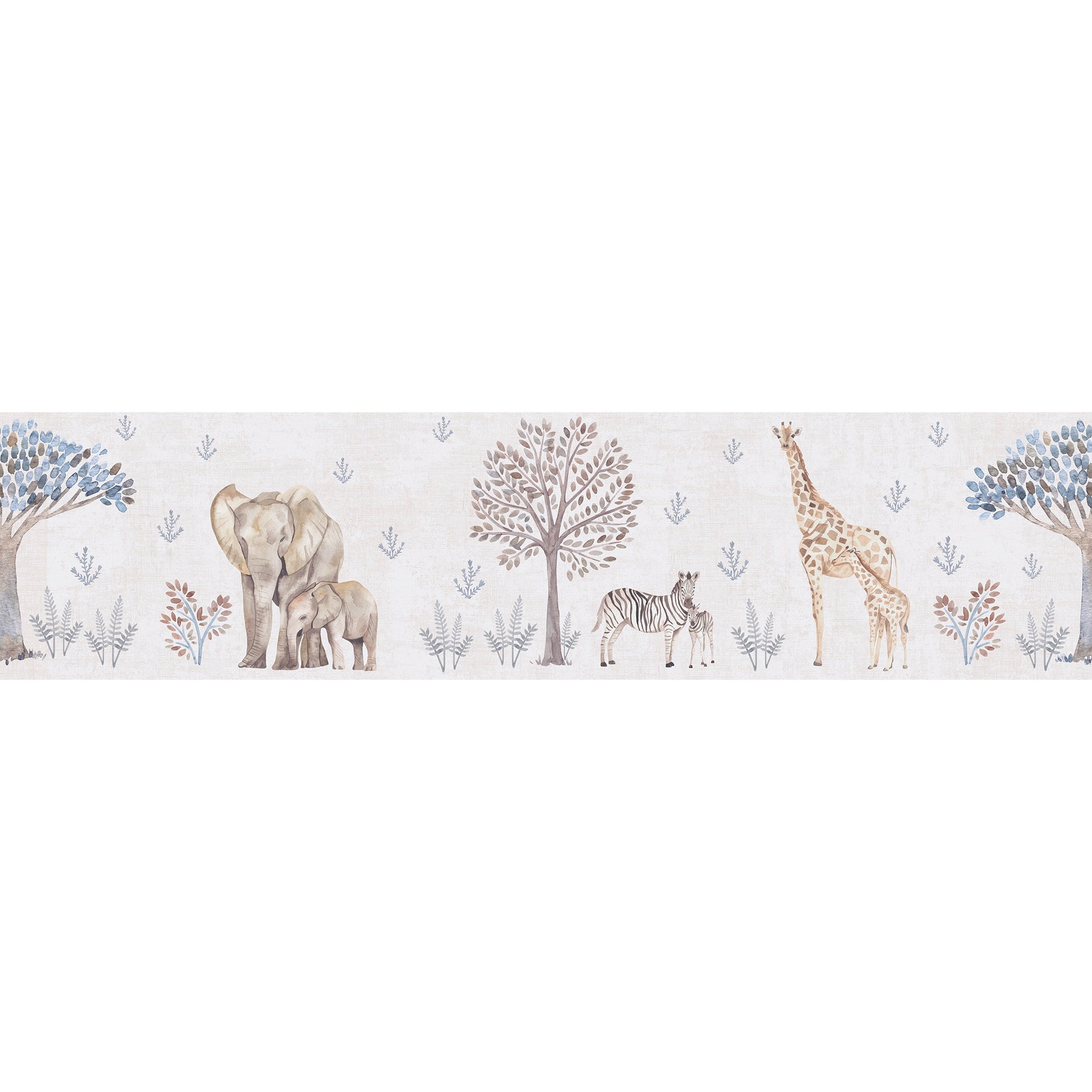 Hochwertige Bordure Beige Tiere