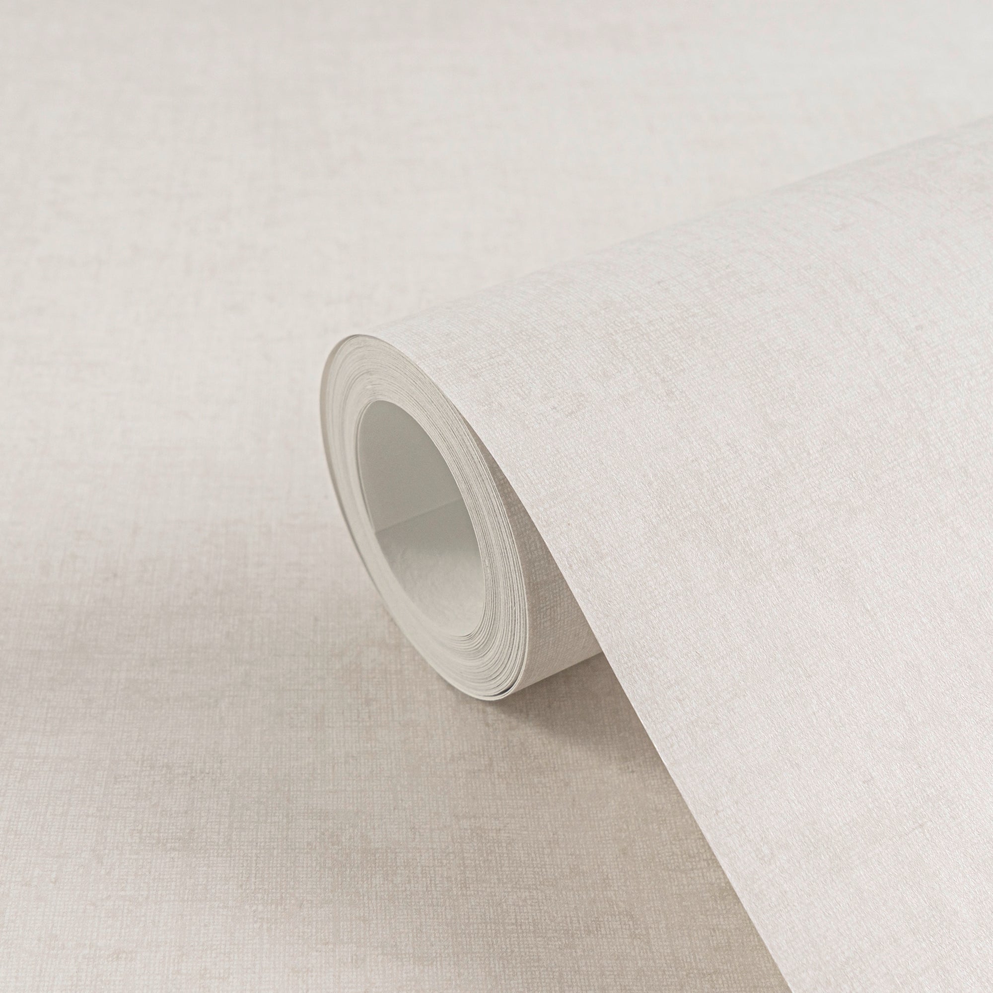 Hochwertige Vliestapete Beige Unitapete