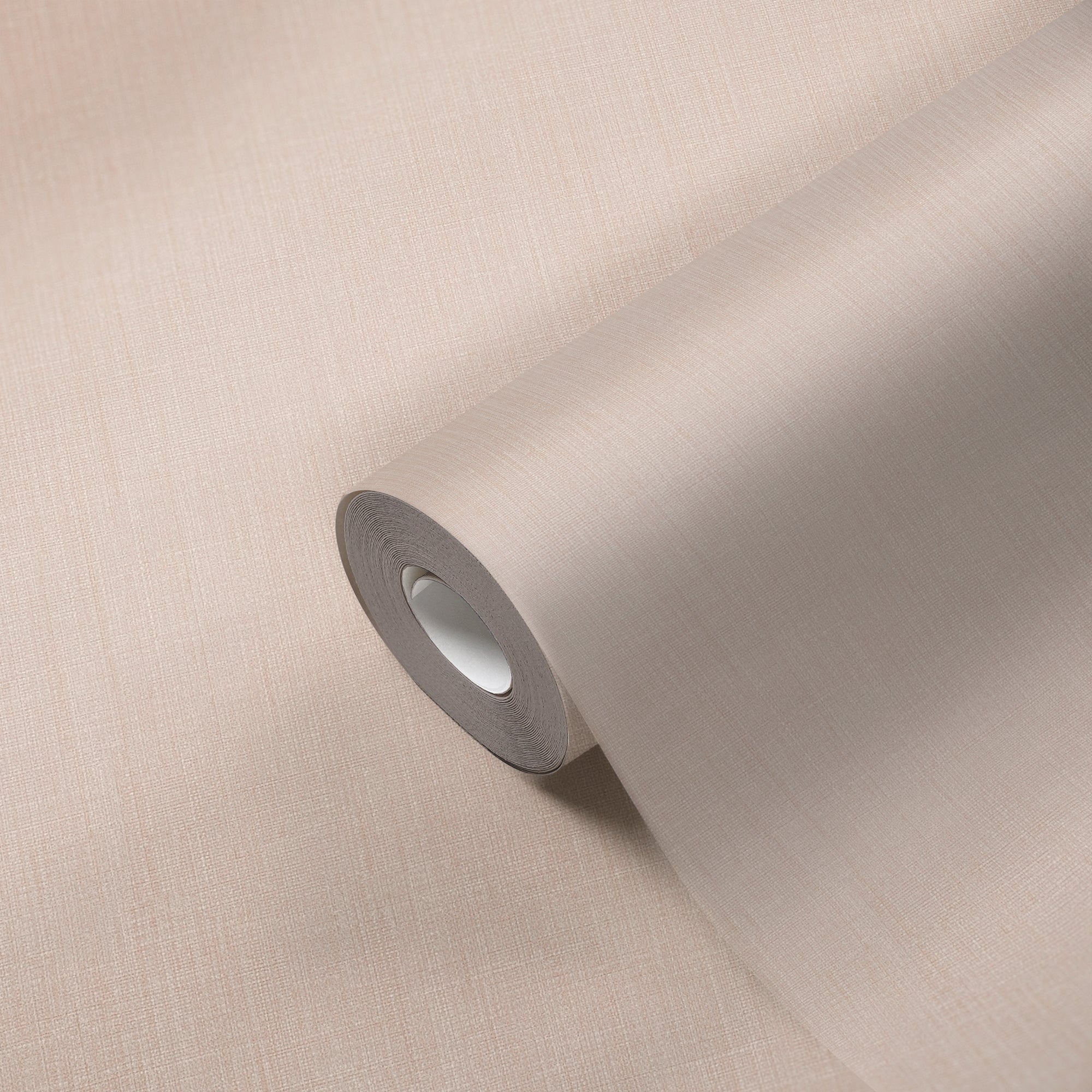 Hochwertige Vliestapete Beige Unitapete