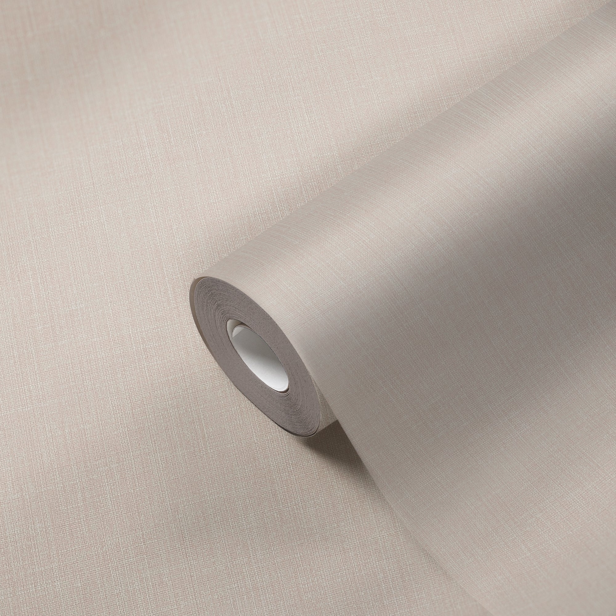 Hochwertige Vliestapete Beige Unitapete