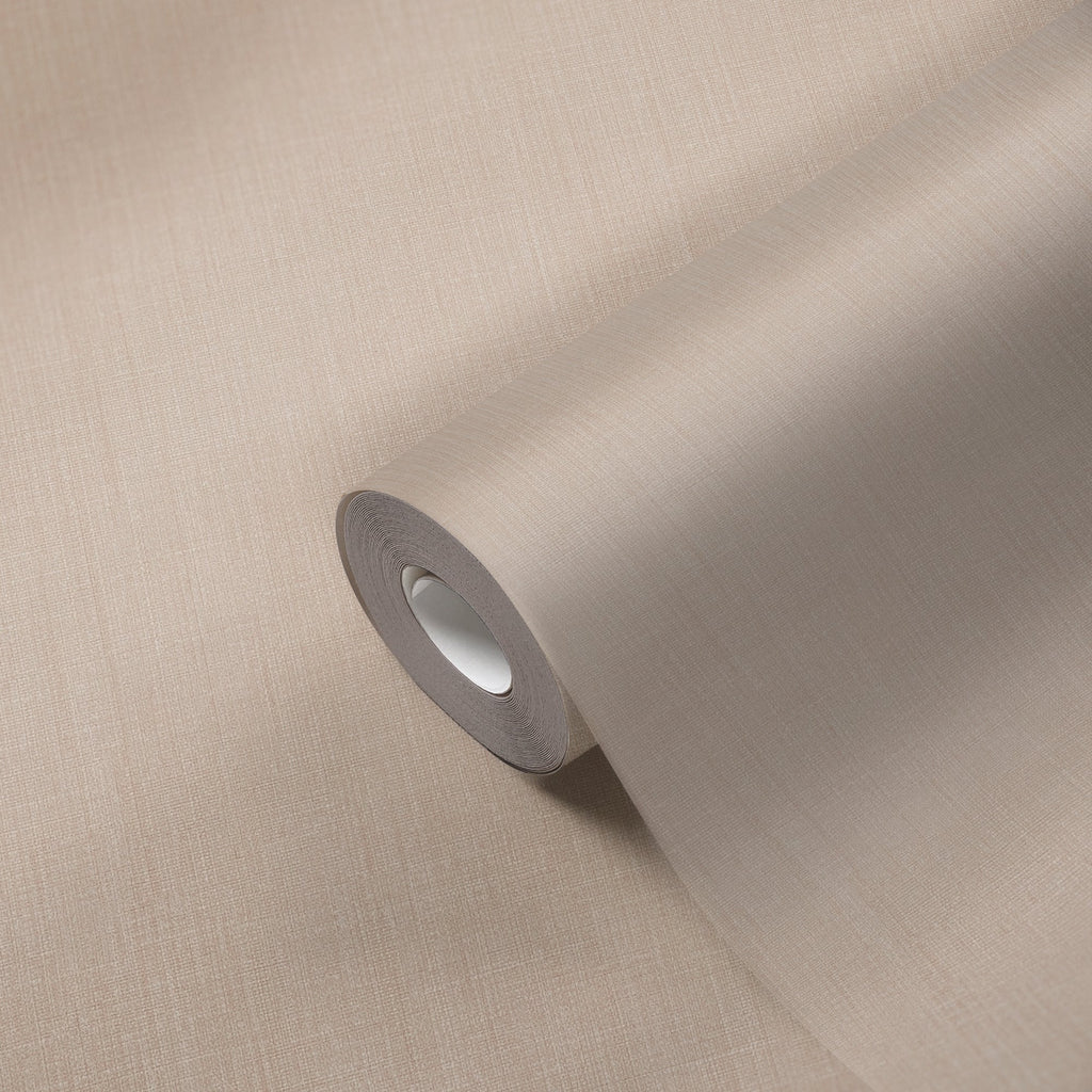 Hochwertige Vliestapete Beige Unitapete