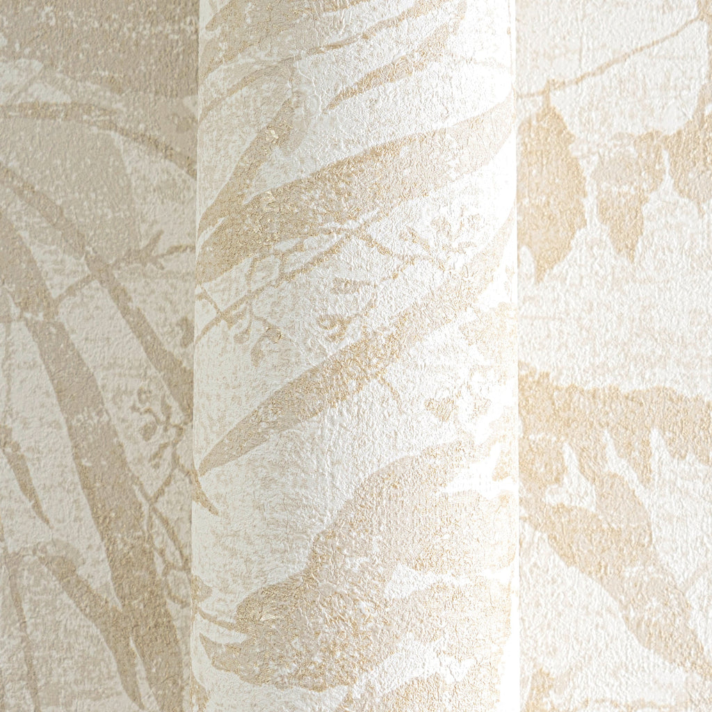 Hochwertige Vliestapete Creme Floral