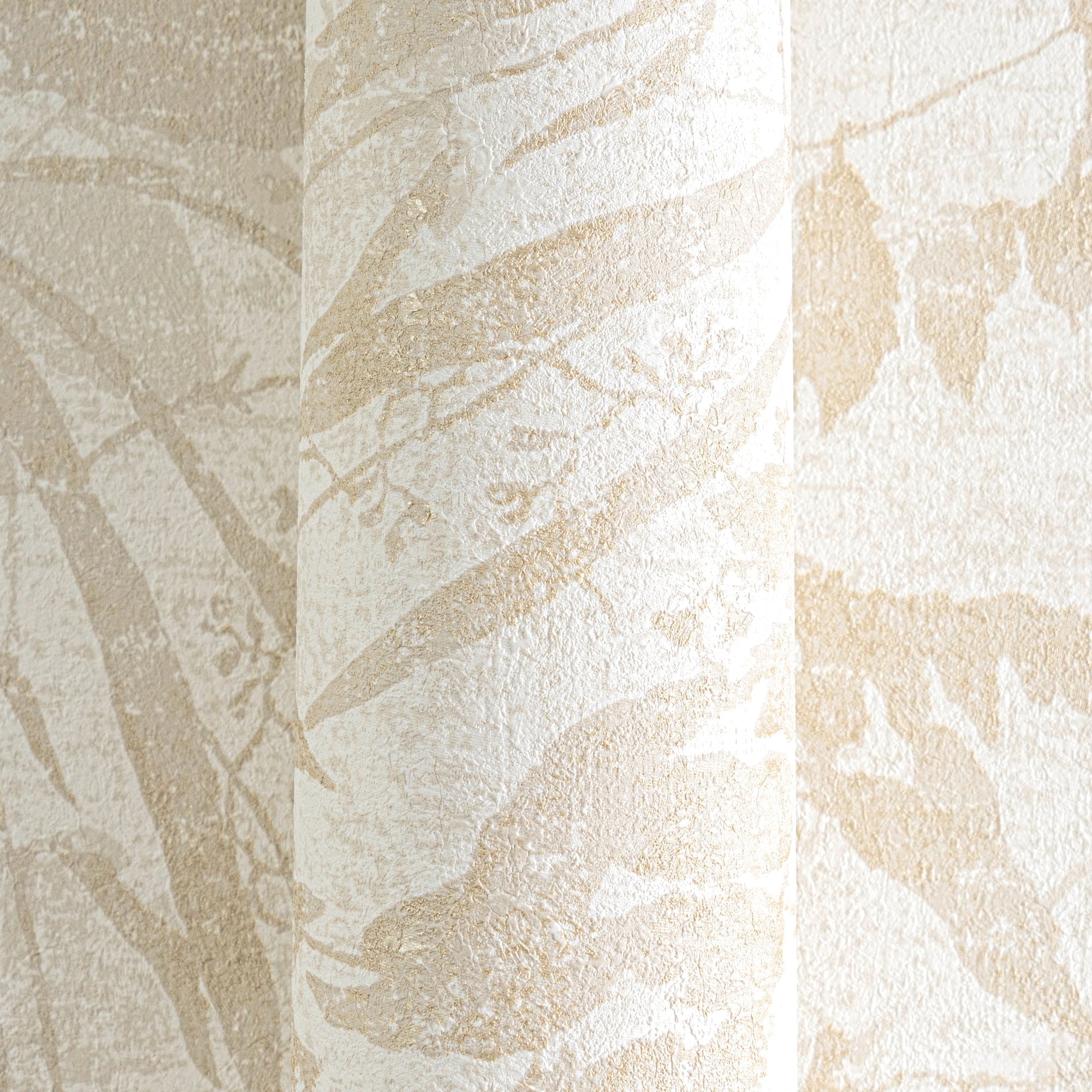 Hochwertige Vliestapete Creme Floral