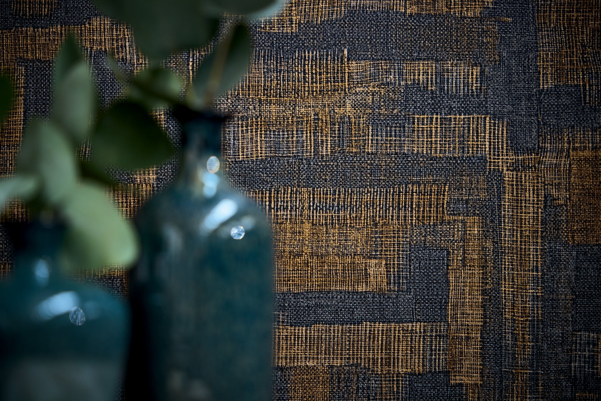 Hochwertige Vliestapete Braun Grafik