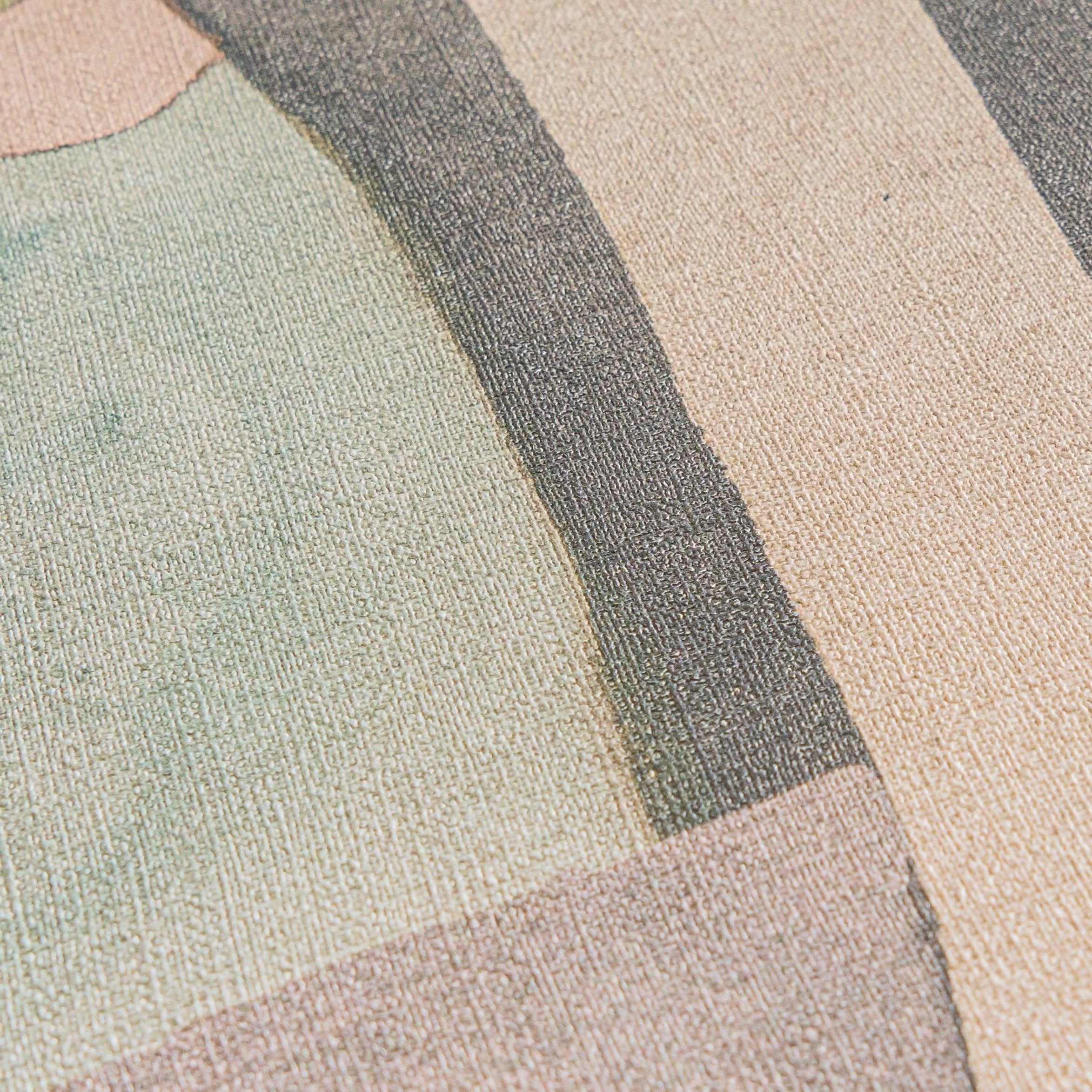 Hochwertige Vliestapete Beige Grafik