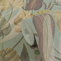 Hochwertige Vliestapete Braun Floral