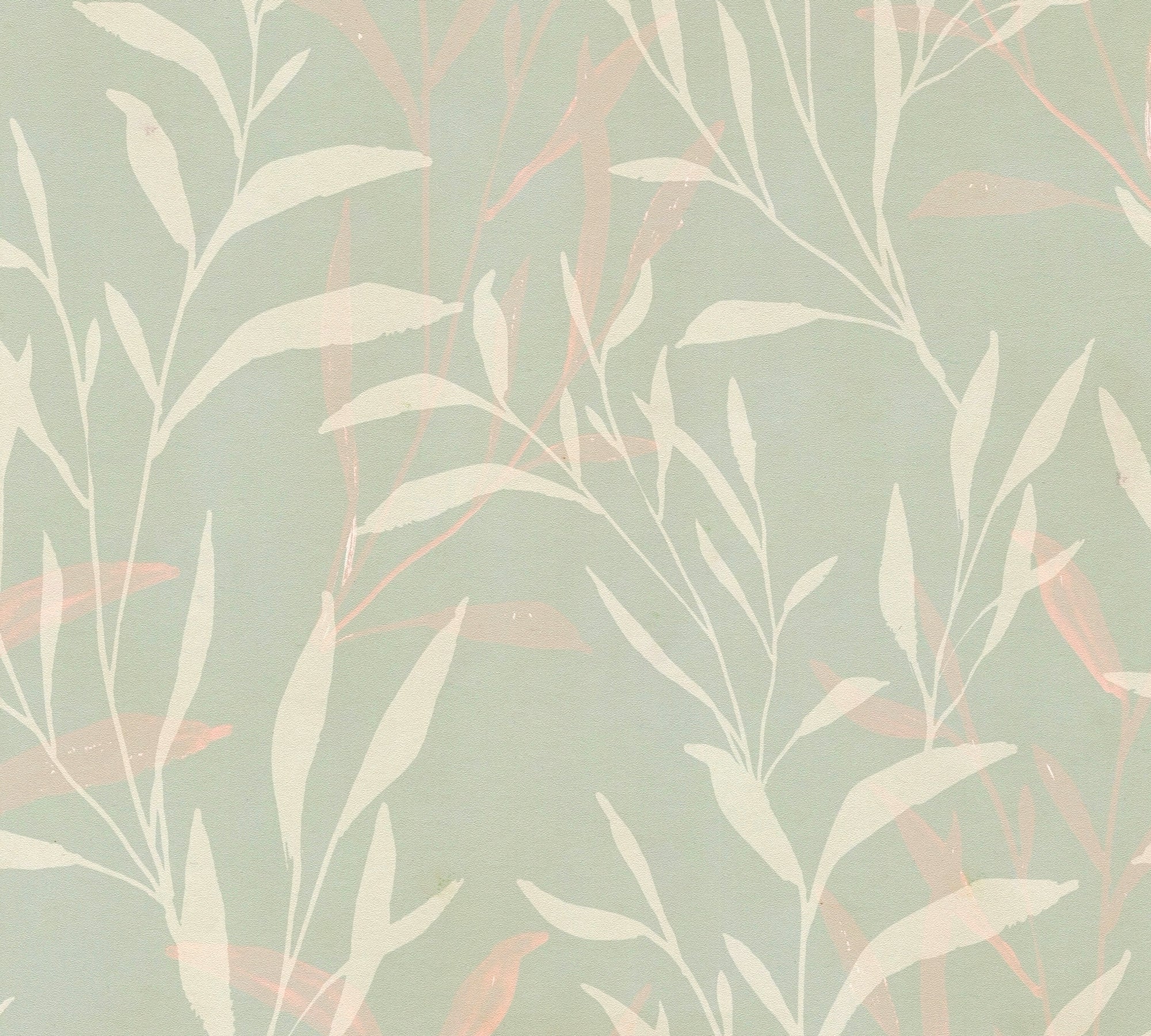 Hochwertige Vliestapete Creme Floral