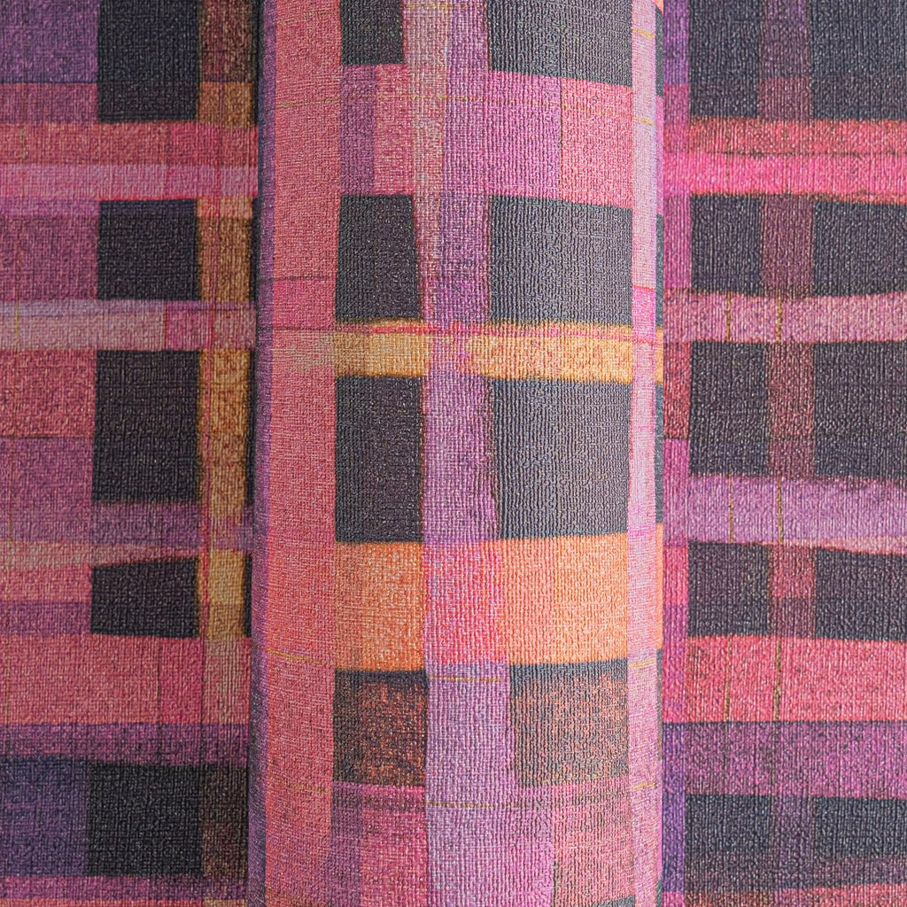 Hochwertige Vliestapete Pink Grafik