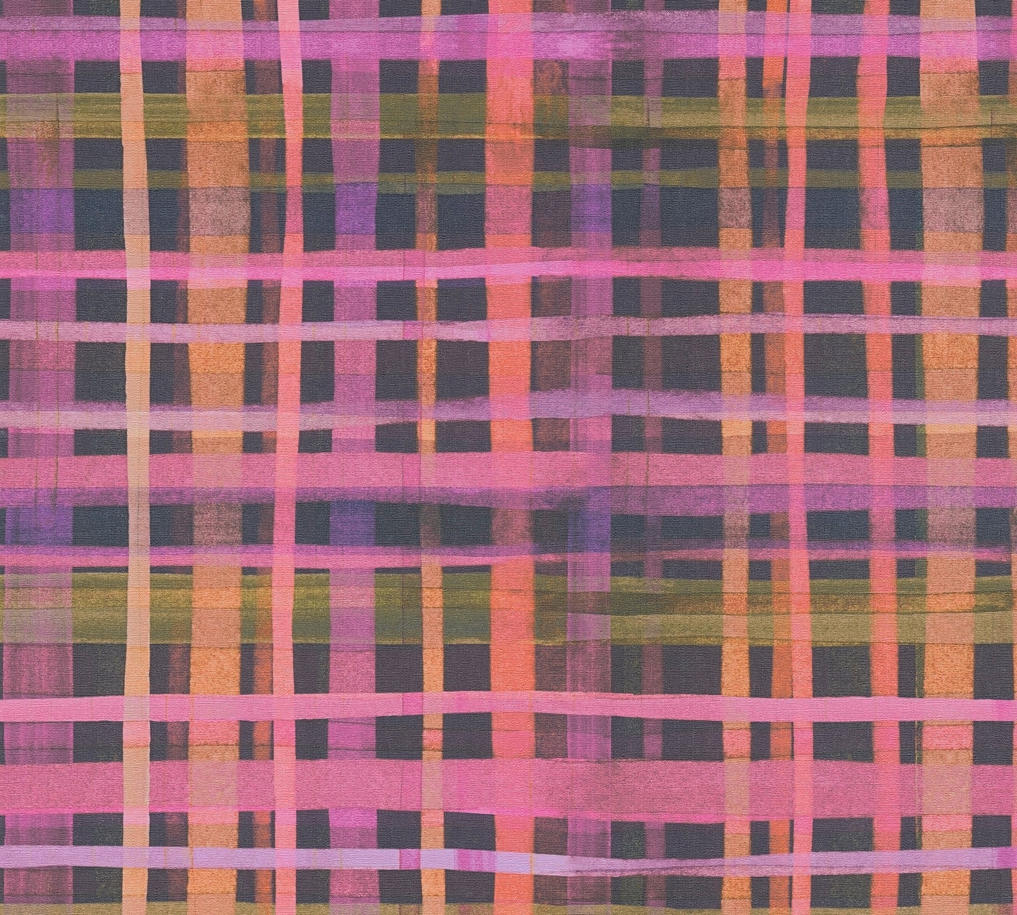 Hochwertige Vliestapete Pink Grafik