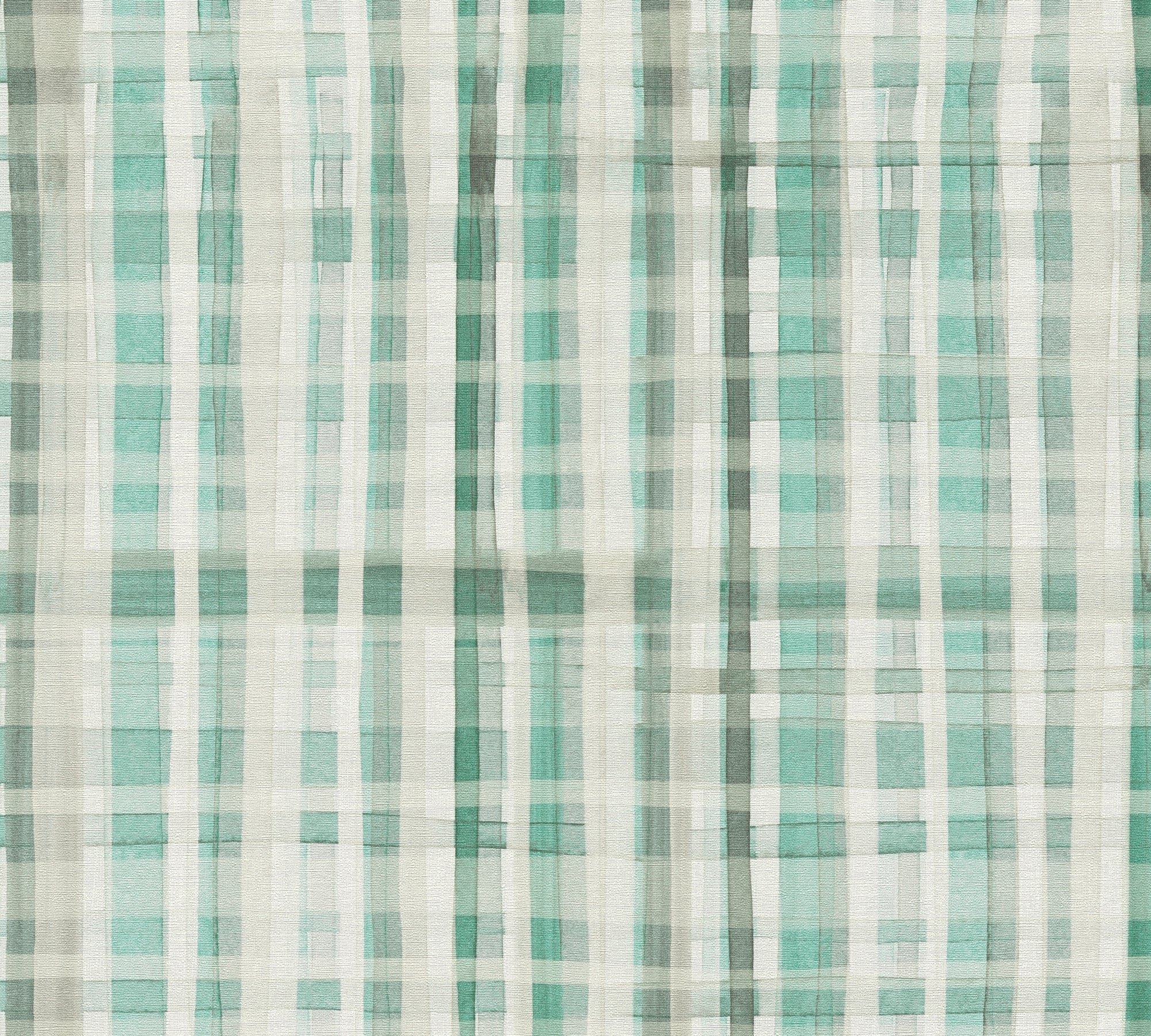 Hochwertige Vliestapete Blau Grafik