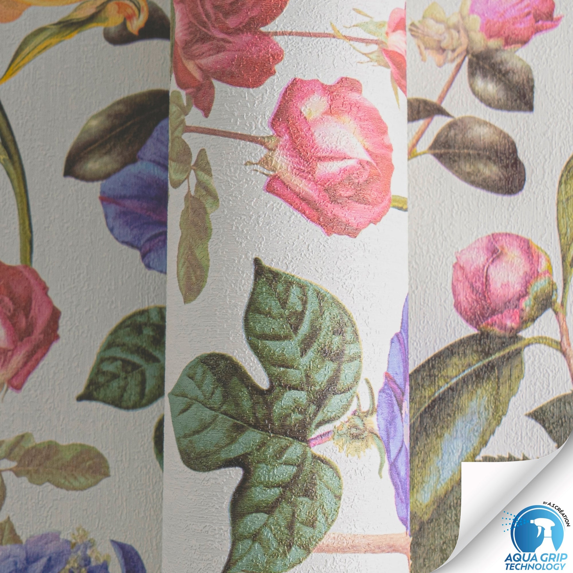 Hochwertige Vliestapete Bunt Floral