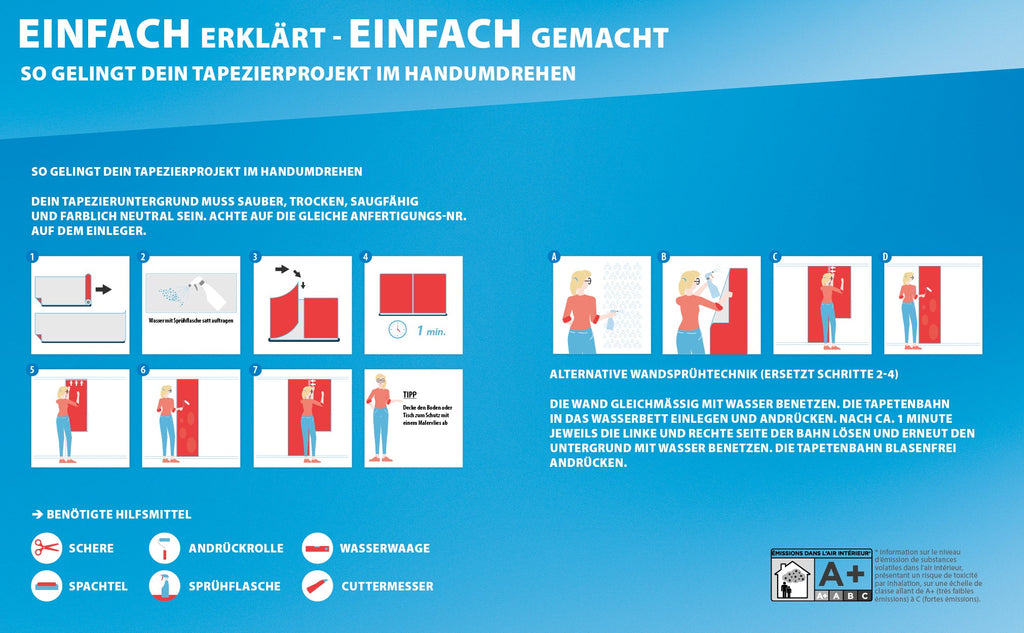 Hochwertige Vliestapete Creme Abstrakt