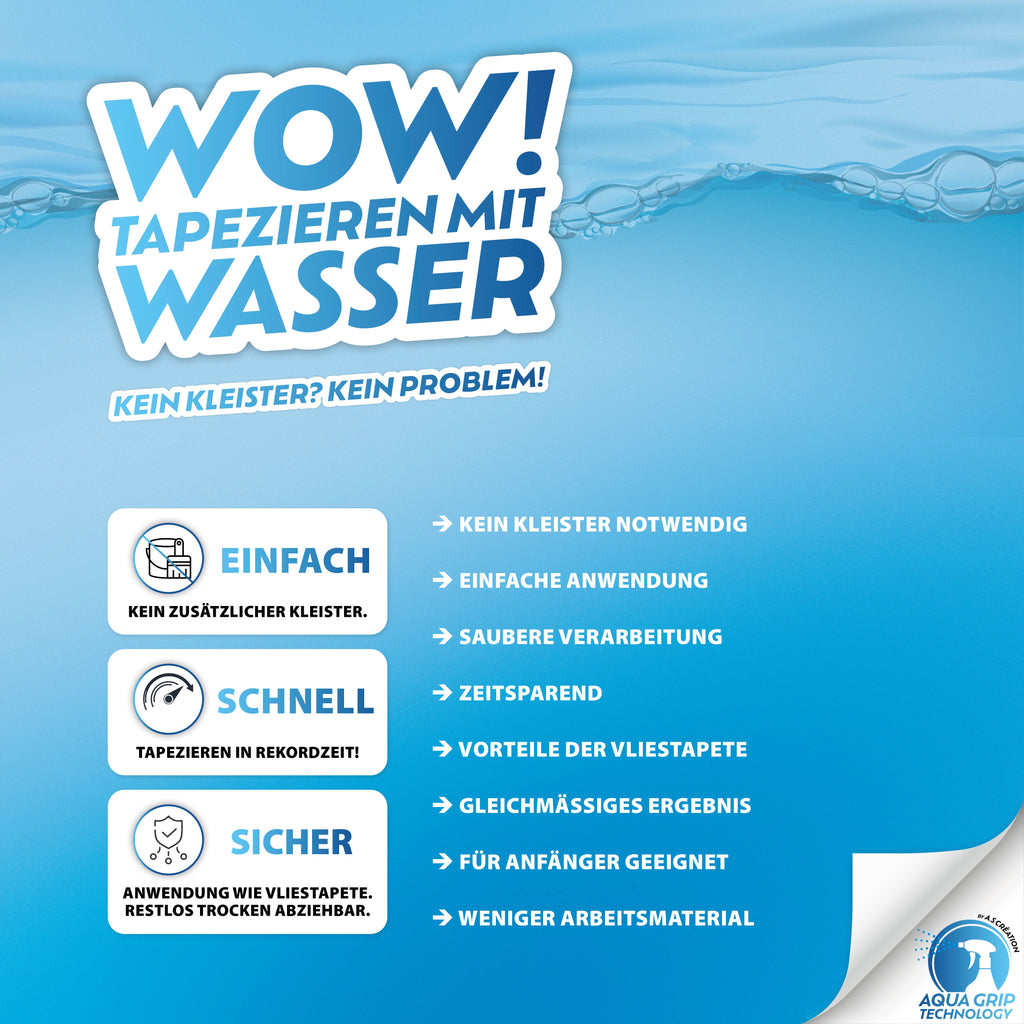 Hochwertige Vliestapete Creme Abstrakt