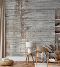 Fotomural Concrete wall mural rustic reinforced concrete grey brown - AP Digital 3
