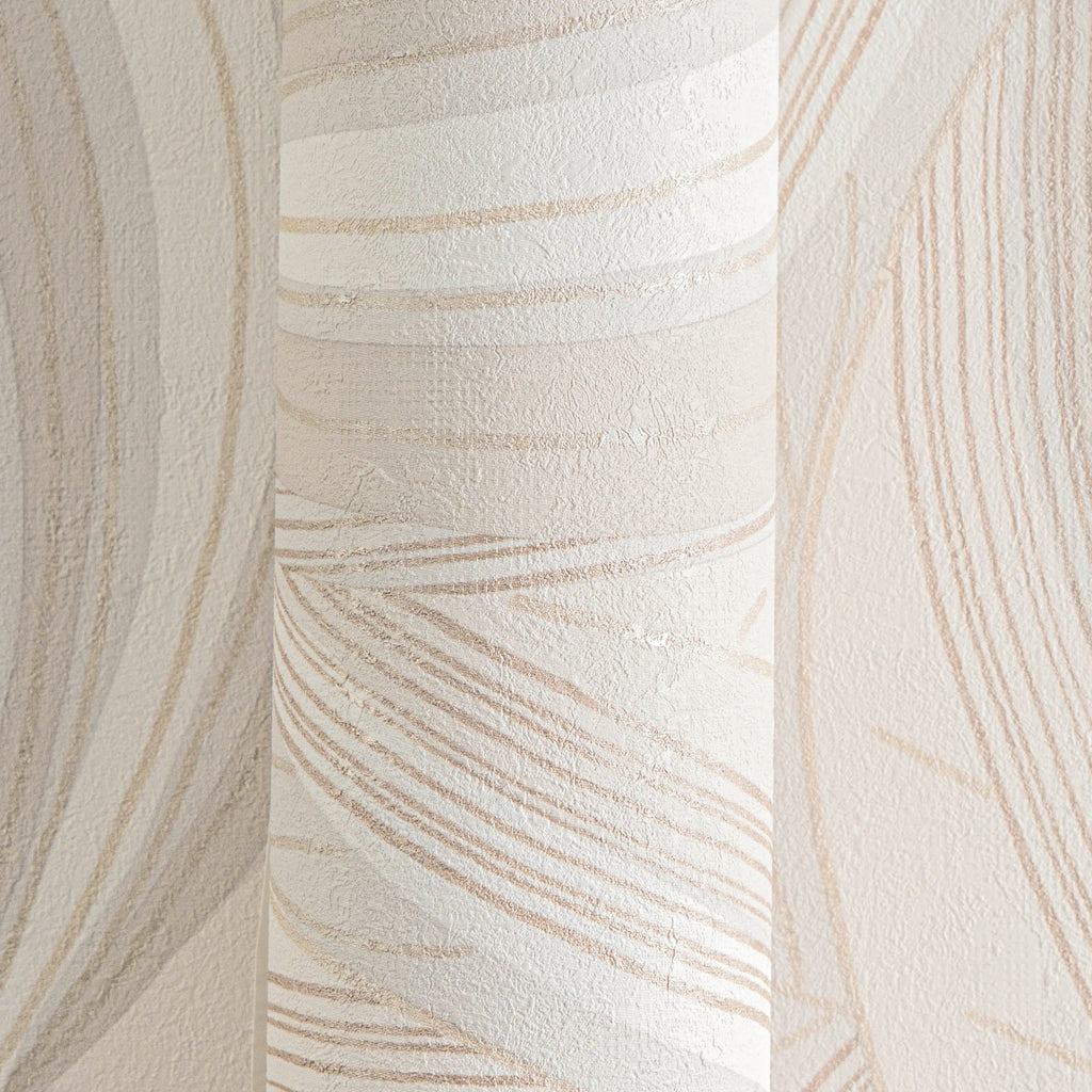 Hochwertige Vliestapete Creme Floral