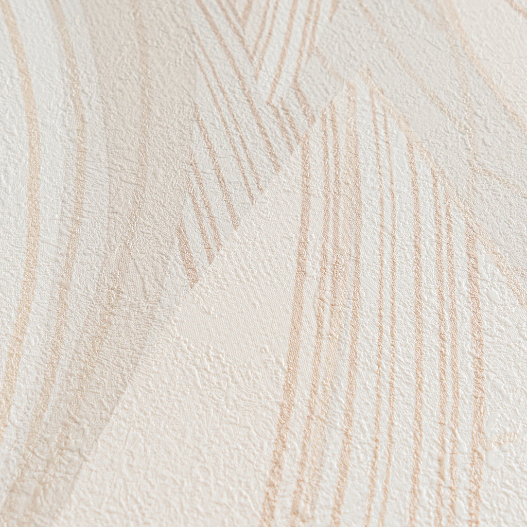 Hochwertige Vliestapete Creme Floral