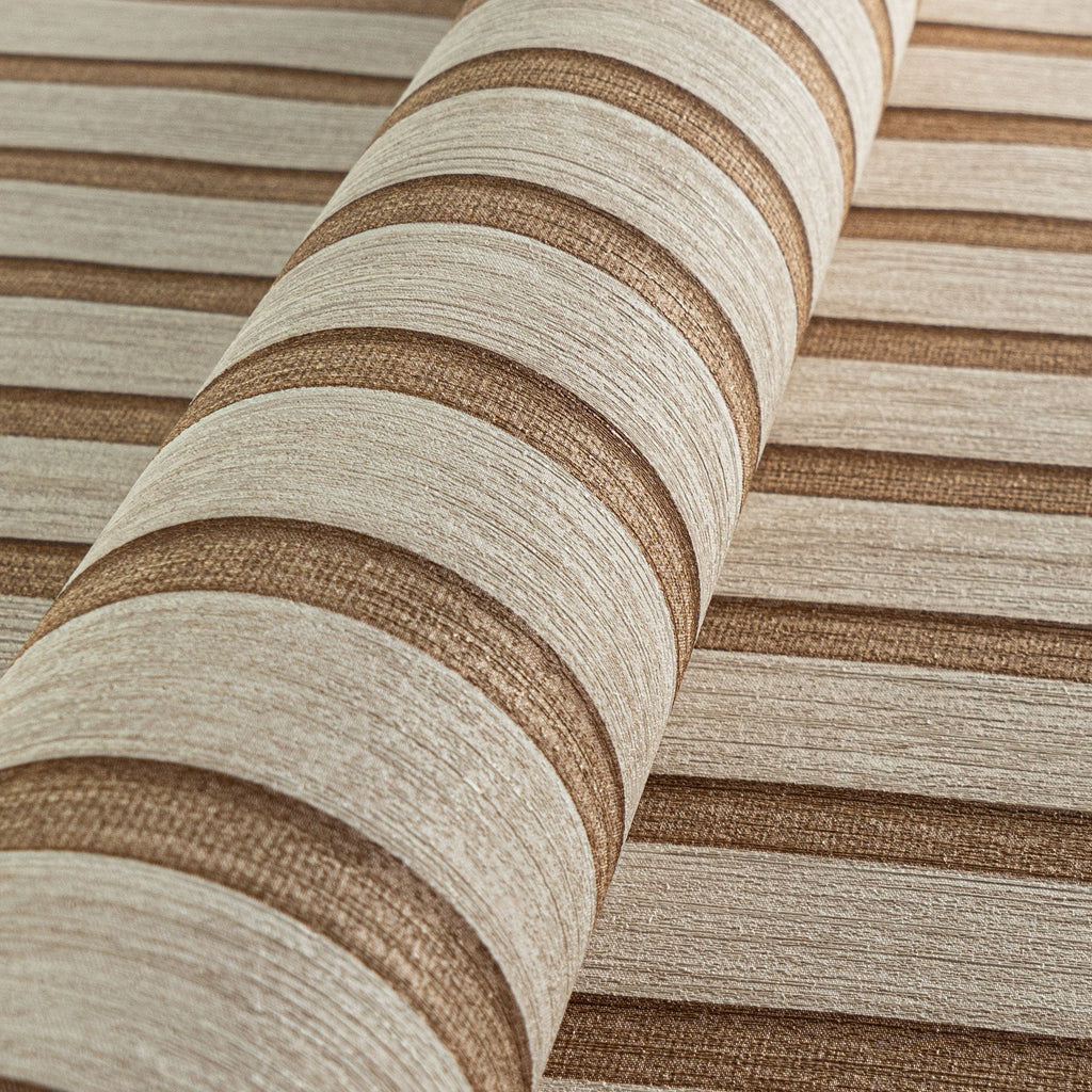 Hochwertige Vliestapete Beige Holzoptik