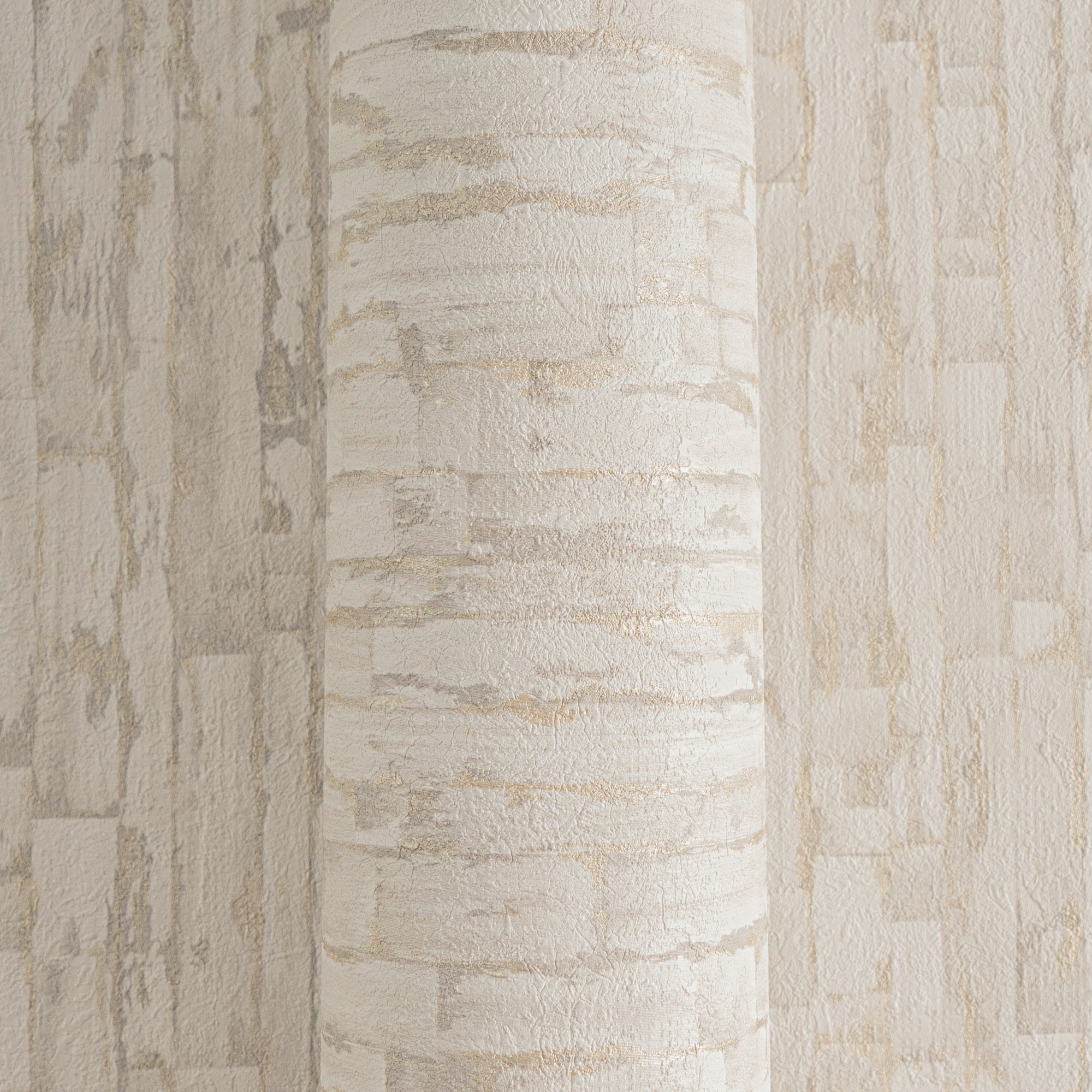 Hochwertige Vliestapete Creme Modern