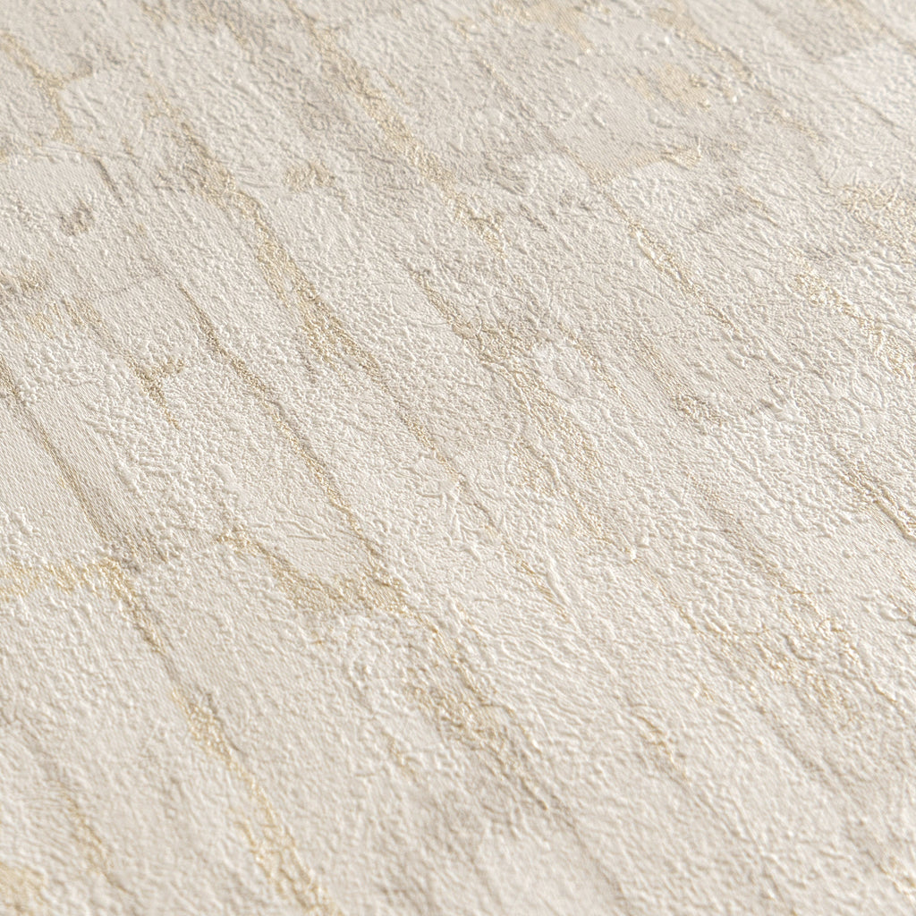 Hochwertige Vliestapete Creme Modern