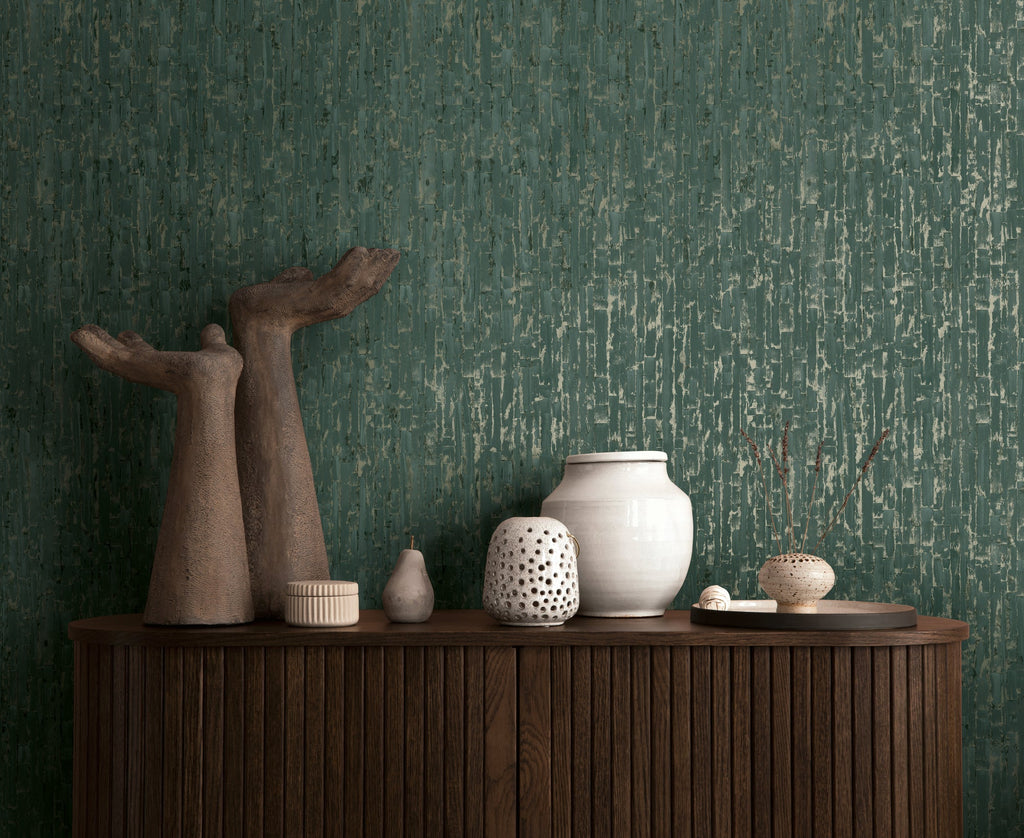 Hochwertige Vliestapete Blau Modern