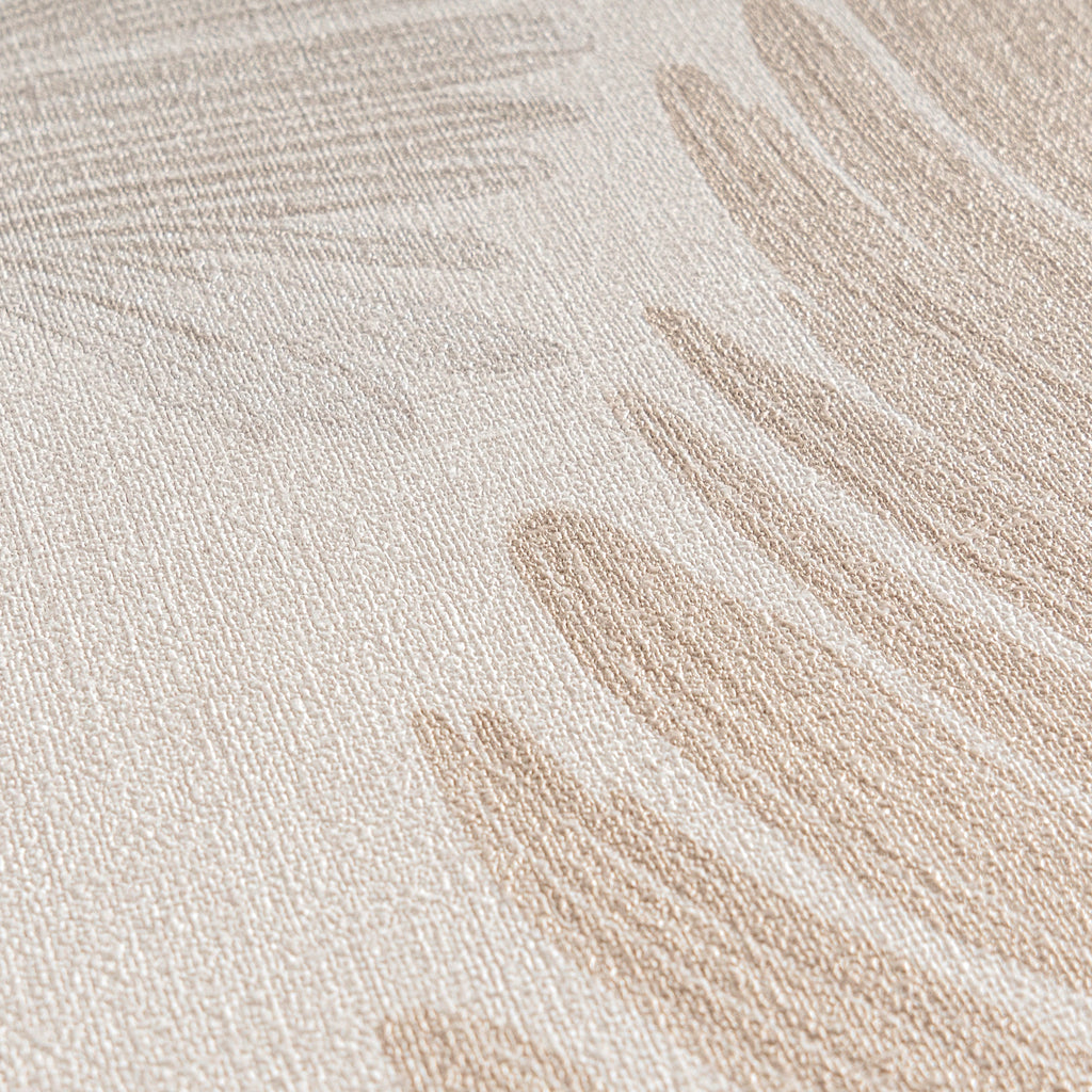 Hochwertige Vliestapete Creme Floral