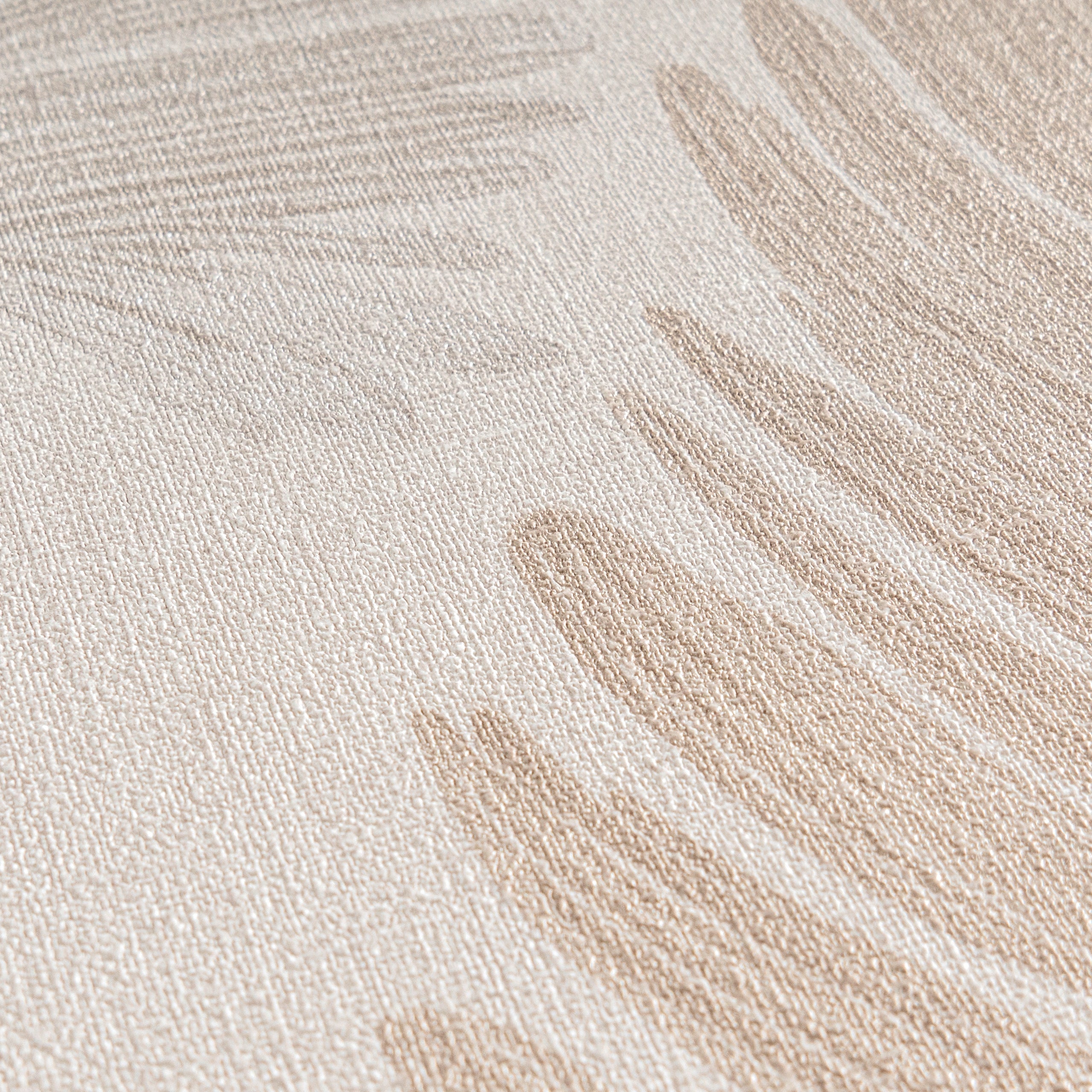 Hochwertige Vliestapete Creme Floral