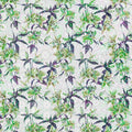 Fotomural Walls by Patel - Photo wallpaper lilies with colourful mosaic design - green, blue
