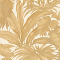 Papel pintado VERSACE con palmeras y efecto dorado - crema, metálico