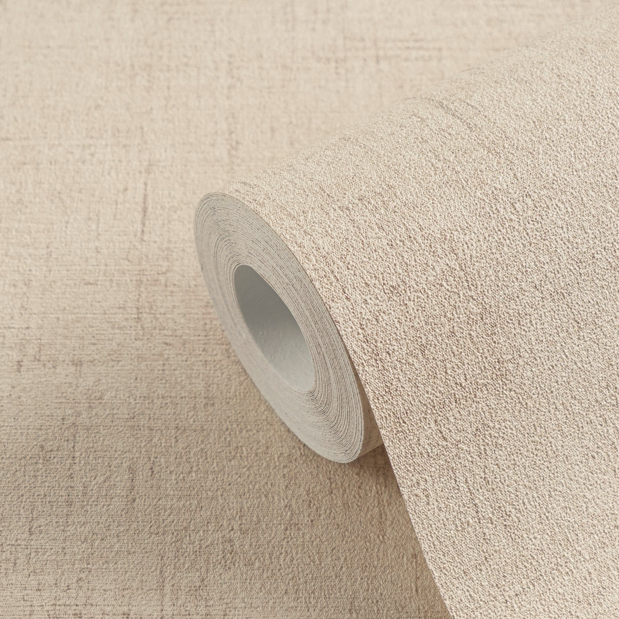 Hochwertige Vliestapete Beige Struktur