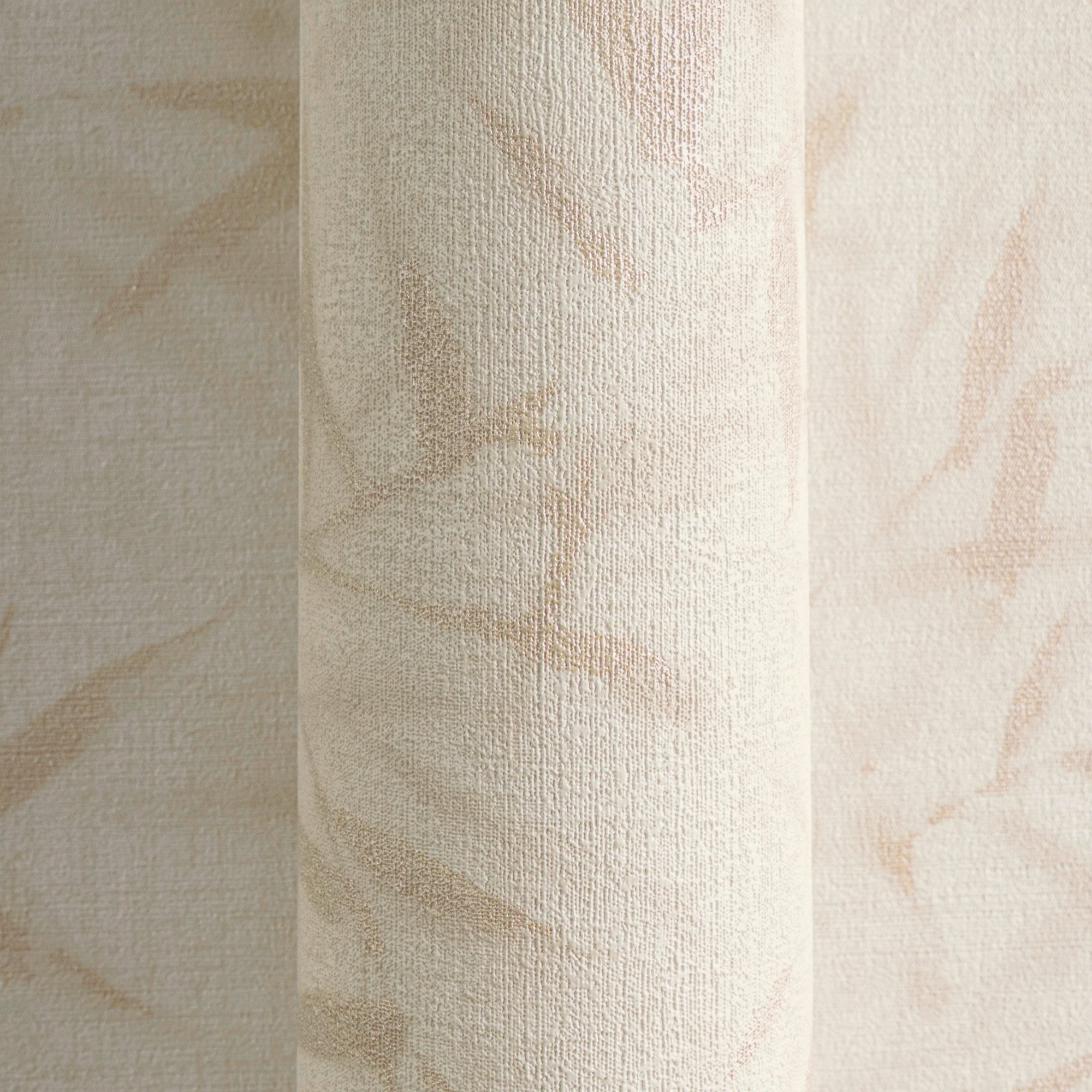 Hochwertige Vliestapete Beige Floral