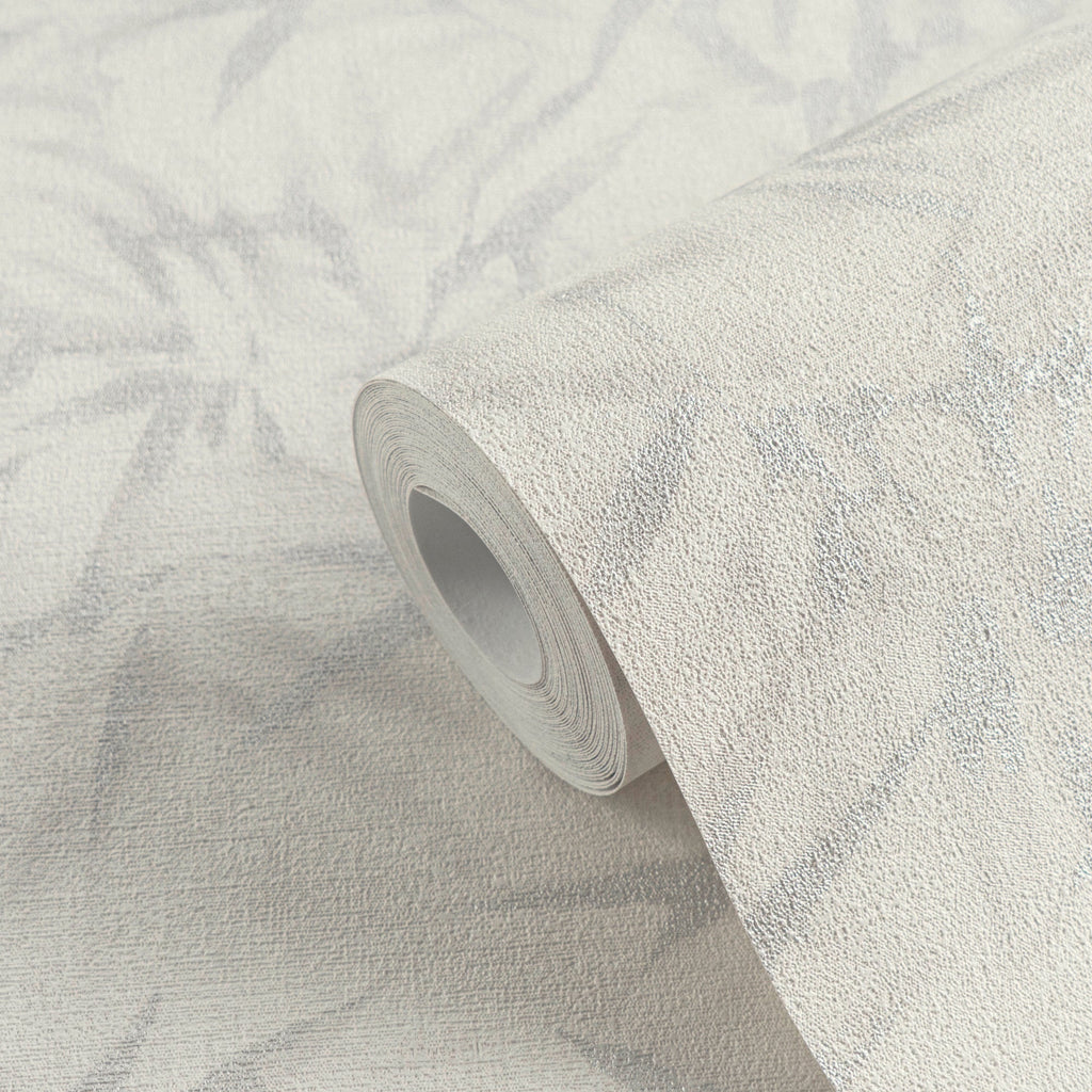 Hochwertige Vliestapete Creme Floral