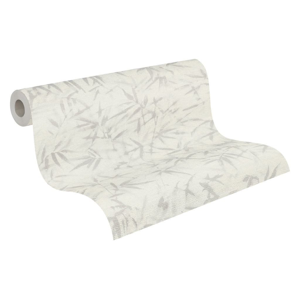 Hochwertige Vliestapete Creme Floral